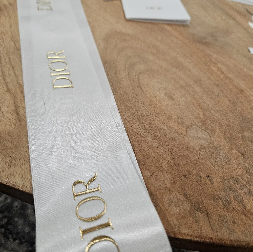 Dior White Ribbon Set